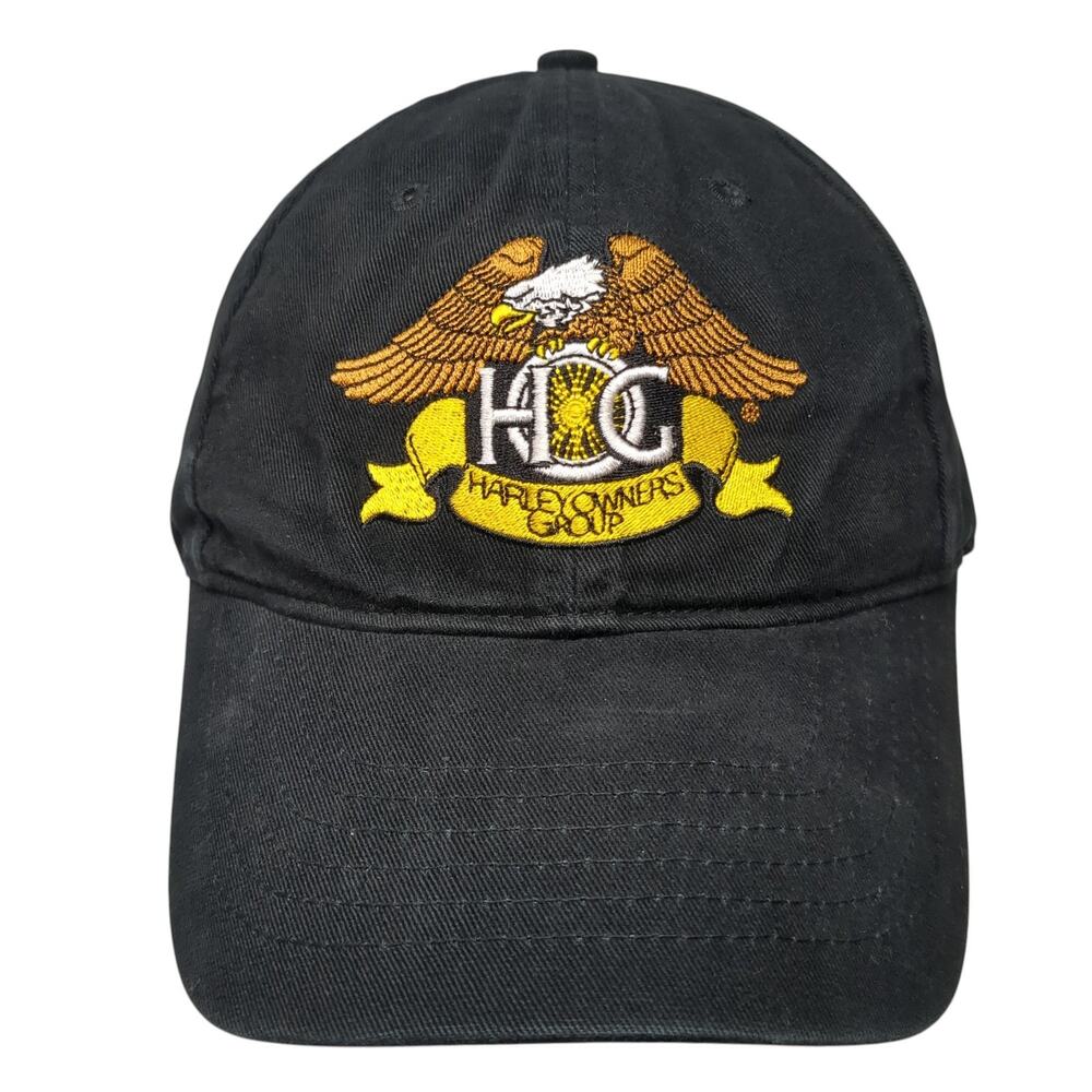 Harley Owners Group Sacramento Ca Chapter Slideback Baseball Cap Black One Size